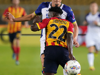 Lameck Banda of US Lecce plays during the Serie A match between Lecce and Verona in Lecce, Italy, on October 29, 2024. (