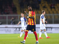 Kialonda Gaspar of US Lecce is in action during the Serie A match between Lecce and Verona in Lecce, Italy, on October 29, 2024. (