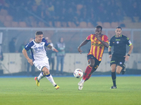 Lassana Coulibaly of US Lecce is in action during the Serie A match between Lecce and Verona in Lecce, Italy, on October 29, 2024. (