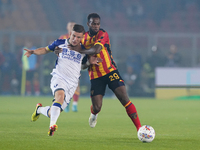 Lassana Coulibaly of US Lecce is in action during the Serie A match between Lecce and Verona in Lecce, Italy, on October 29, 2024. (