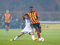 Lassana Coulibaly of US Lecce is in action during the Serie A match between Lecce and Verona in Lecce, Italy, on October 29, 2024. (