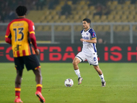 Reda Belahyane of Hellas Verona is in action during the Serie A match between Lecce and Verona in Lecce, Italy, on October 29, 2024. (