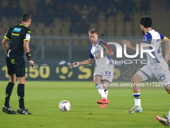 Ondrej Duda of Hellas Verona is in action during the Serie A match between Lecce and Verona in Lecce, Italy, on October 29, 2024. (