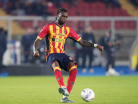 Kialonda Gaspar of US Lecce is in action during the Serie A match between Lecce and Verona in Lecce, Italy, on October 29, 2024. (