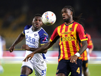 Kialonda Gaspar of US Lecce is in action during the Serie A match between Lecce and Verona in Lecce, Italy, on October 29, 2024. (