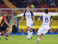 Daniele Ghilardi of Hellas Verona is in action during the Serie A match between Lecce and Verona in Lecce, Italy, on October 29, 2024. (