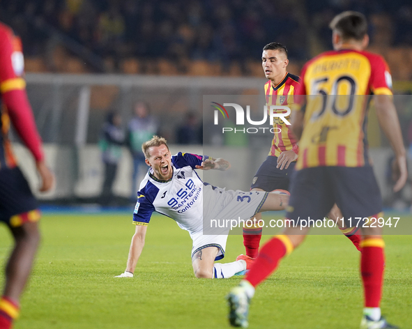 Ondrej Duda of Hellas Verona is in action during the Serie A match between Lecce and Verona in Lecce, Italy, on October 29, 2024. 