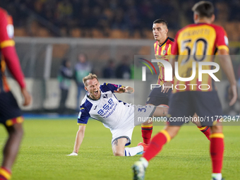 Ondrej Duda of Hellas Verona is in action during the Serie A match between Lecce and Verona in Lecce, Italy, on October 29, 2024. (