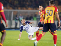 Ondrej Duda of Hellas Verona is in action during the Serie A match between Lecce and Verona in Lecce, Italy, on October 29, 2024. (