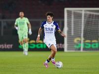 Domagoj Bradaric of Hellas Verona plays during the Serie A match between Lecce and Verona in Lecce, Italy, on October 29, 2024. (