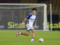 Domagoj Bradaric of Hellas Verona plays during the Serie A match between Lecce and Verona in Lecce, Italy, on October 29, 2024. (