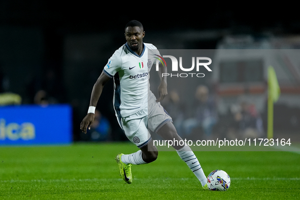 Marcus Thuram of FC Internazionale during the Serie A Enilive match between Empoli FC and FC Internazionale at Stadio Carlo Castellani on Oc...