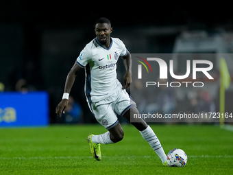 Marcus Thuram of FC Internazionale during the Serie A Enilive match between Empoli FC and FC Internazionale at Stadio Carlo Castellani on Oc...