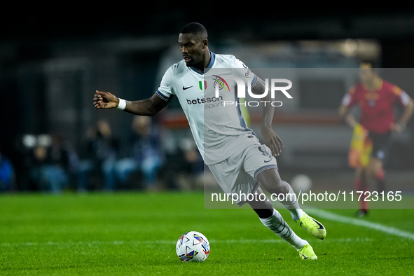 Marcus Thuram of FC Internazionale during the Serie A Enilive match between Empoli FC and FC Internazionale at Stadio Carlo Castellani on Oc...