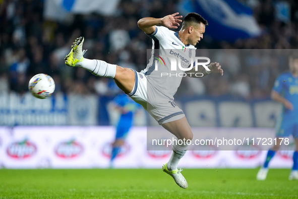 Lautaro Martinez of FC Internazionale during the Serie A Enilive match between Empoli FC and FC Internazionale at Stadio Carlo Castellani on...