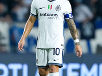 Lautaro Martinez of FC Internazionale looks on during the Serie A Enilive match between Empoli FC and FC Internazionale at Stadio Carlo Cast...