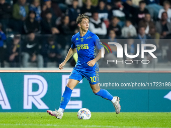 Jacopo Fazzini of Empoli FC during the Serie A Enilive match between Empoli FC and FC Internazionale at Stadio Carlo Castellani on October 3...