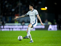 Alessandro Bastoni of FC Internazionale during the Serie A Enilive match between Empoli FC and FC Internazionale at Stadio Carlo Castellani...