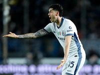 Alessandro Bastoni of FC Internazionale reacts during the Serie A Enilive match between Empoli FC and FC Internazionale at Stadio Carlo Cast...