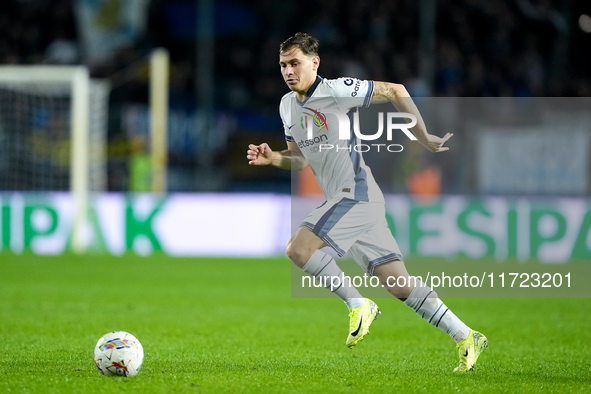 Nicolo' Barella of FC Internazionale during the Serie A Enilive match between Empoli FC and FC Internazionale at Stadio Carlo Castellani on...