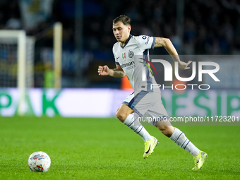 Nicolo' Barella of FC Internazionale during the Serie A Enilive match between Empoli FC and FC Internazionale at Stadio Carlo Castellani on...