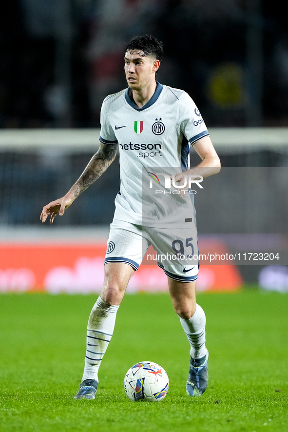 Alessandro Bastoni of FC Internazionale during the Serie A Enilive match between Empoli FC and FC Internazionale at Stadio Carlo Castellani...