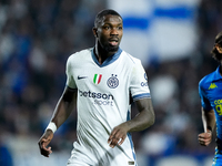 Marcus Thuram of FC Internazionale looks on during the Serie A Enilive match between Empoli FC and FC Internazionale at Stadio Carlo Castell...