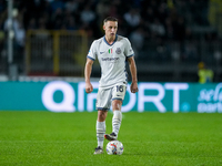 Davide Frattesi of FC Internazionale in action during the Serie A Enilive match between Empoli FC and FC Internazionale at Stadio Carlo Cast...