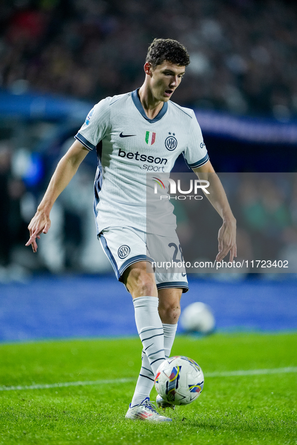 Benjamin Pavard of FC Internazionale during the Serie A Enilive match between Empoli FC and FC Internazionale at Stadio Carlo Castellani on...