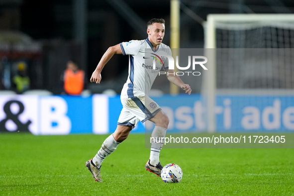 Davide Frattesi of FC Internazionale during the Serie A Enilive match between Empoli FC and FC Internazionale at Stadio Carlo Castellani on...