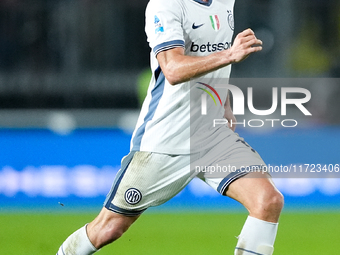 Davide Frattesi of FC Internazionale during the Serie A Enilive match between Empoli FC and FC Internazionale at Stadio Carlo Castellani on...