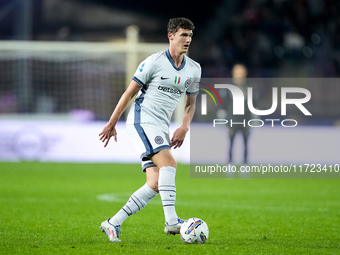 Benjamin Pavard of FC Internazionale during the Serie A Enilive match between Empoli FC and FC Internazionale at Stadio Carlo Castellani on...