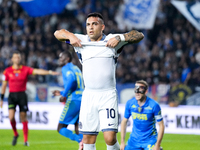 Lautaro Martinez of FC Internazionale looks dejected during the Serie A Enilive match between Empoli FC and FC Internazionale at Stadio Carl...