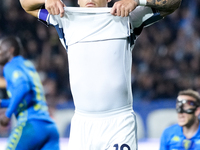 Lautaro Martinez of FC Internazionale looks dejected during the Serie A Enilive match between Empoli FC and FC Internazionale at Stadio Carl...