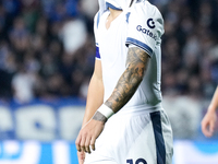 Lautaro Martinez of FC Internazionale looks dejected during the Serie A Enilive match between Empoli FC and FC Internazionale at Stadio Carl...