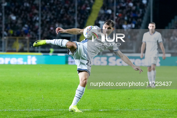 Nicolo' Barella of FC Internazionale during the Serie A Enilive match between Empoli FC and FC Internazionale at Stadio Carlo Castellani on...