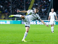 Nicolo' Barella of FC Internazionale during the Serie A Enilive match between Empoli FC and FC Internazionale at Stadio Carlo Castellani on...