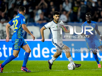 Mehdi Taremi of FC Internazionale in action during the Serie A Enilive match between Empoli FC and FC Internazionale at Stadio Carlo Castell...