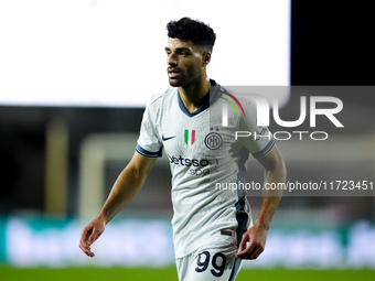 Mehdi Taremi of FC Internazionale looks on during the Serie A Enilive match between Empoli FC and FC Internazionale at Stadio Carlo Castella...