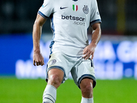 Davide Frattesi of FC Internazionale in action during the Serie A Enilive match between Empoli FC and FC Internazionale at Stadio Carlo Cast...