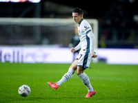 Piotr Zielinski of FC Internazionale in action during the Serie A Enilive match between Empoli FC and FC Internazionale at Stadio Carlo Cast...