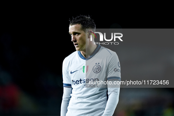 Piotr Zielinski of FC Internazionale looks on during the Serie A Enilive match between Empoli FC and FC Internazionale at Stadio Carlo Caste...