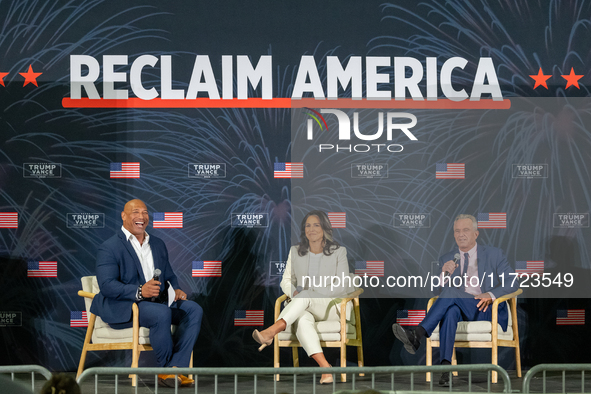 Robert F. Kennedy Jr. And Former U.S. Representative Tulsi Gabbard (HI-02) Speak At A Reclaim America Event In Madison, Wisconsin.