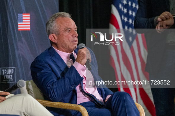 Robert F. Kennedy Jr. And Former U.S. Representative Tulsi Gabbard (HI-02) Speak At A Reclaim America Event In Madison, Wisconsin.