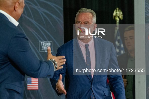 Robert F. Kennedy Jr. And Former U.S. Representative Tulsi Gabbard (HI-02) Speak At A Reclaim America Event In Madison, Wisconsin.