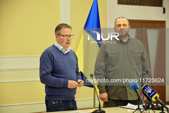 In Odesa, Ukraine, on October 30, 2024, the Minister of Defence of the Kingdom of Norway, Bjorn Arild Gram, and the Minister of Defence of U...