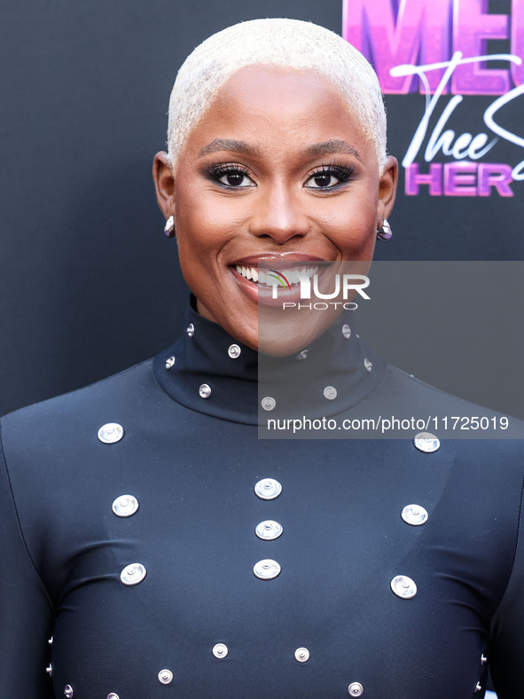 Jerrie Johnson arrives at the Los Angeles Premiere Of Amazon Prime Video's 'Megan Thee Stallion: In Her Words' held at the TCL Chinese Theat...