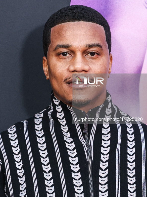 Cory Hardrict arrives at the Los Angeles Premiere Of Amazon Prime Video's 'Megan Thee Stallion: In Her Words' held at the TCL Chinese Theatr...