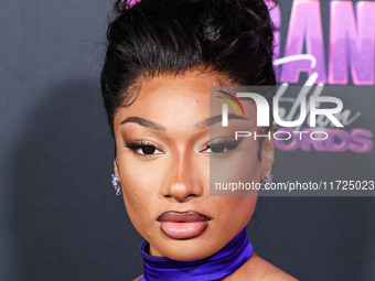 Megan Thee Stallion (Megan Jovon Ruth Pete) arrives at the Los Angeles Premiere Of Amazon Prime Video's 'Megan Thee Stallion: In Her Words'...