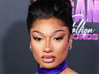 Megan Thee Stallion (Megan Jovon Ruth Pete) arrives at the Los Angeles Premiere Of Amazon Prime Video's 'Megan Thee Stallion: In Her Words'...